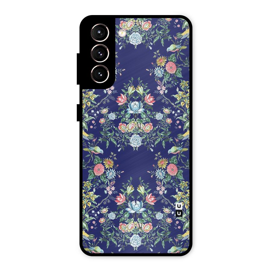 Little Flowers Pattern Metal Back Case for Galaxy S21 5G