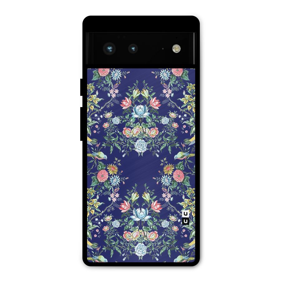 Little Flowers Pattern Metal Back Case for Google Pixel 6