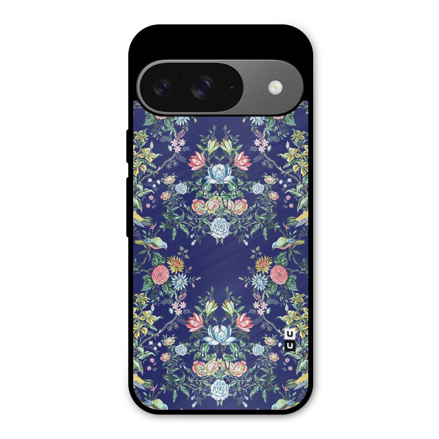 Little Flowers Pattern Metal Back Case for Google Pixel 9