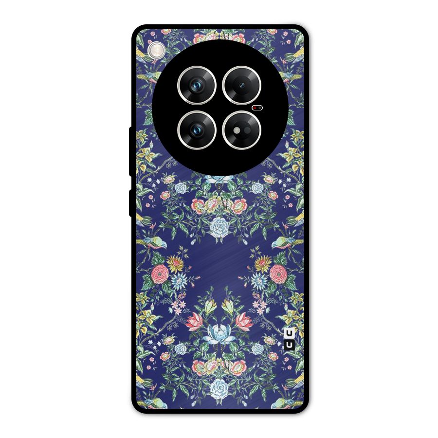 Little Flowers Pattern Metal Back Case for Infinix Zero 40 5G