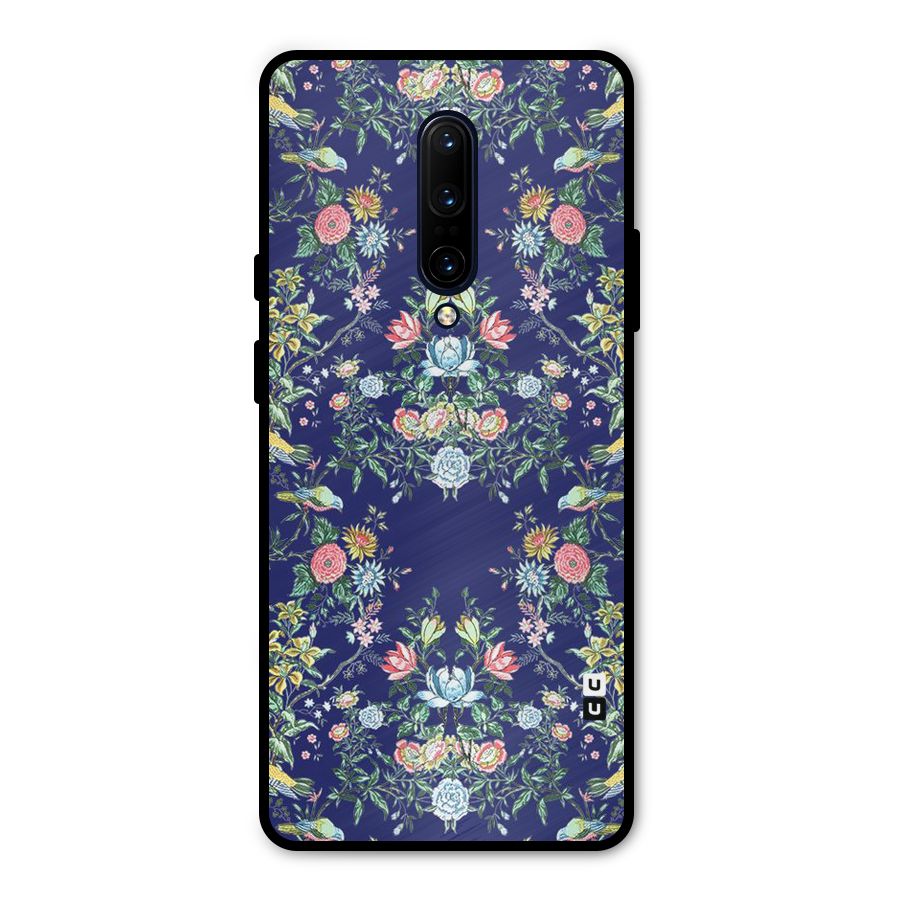 Little Flowers Pattern Metal Back Case for OnePlus 7 Pro