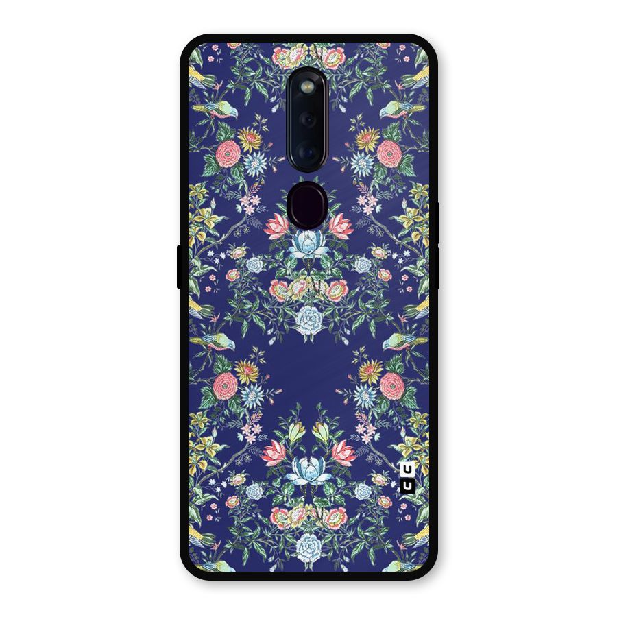 Little Flowers Pattern Metal Back Case for Oppo F11 Pro
