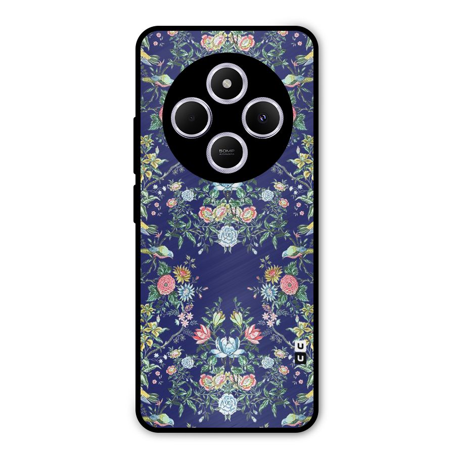 Little Flowers Pattern Metal Back Case for Poco M7