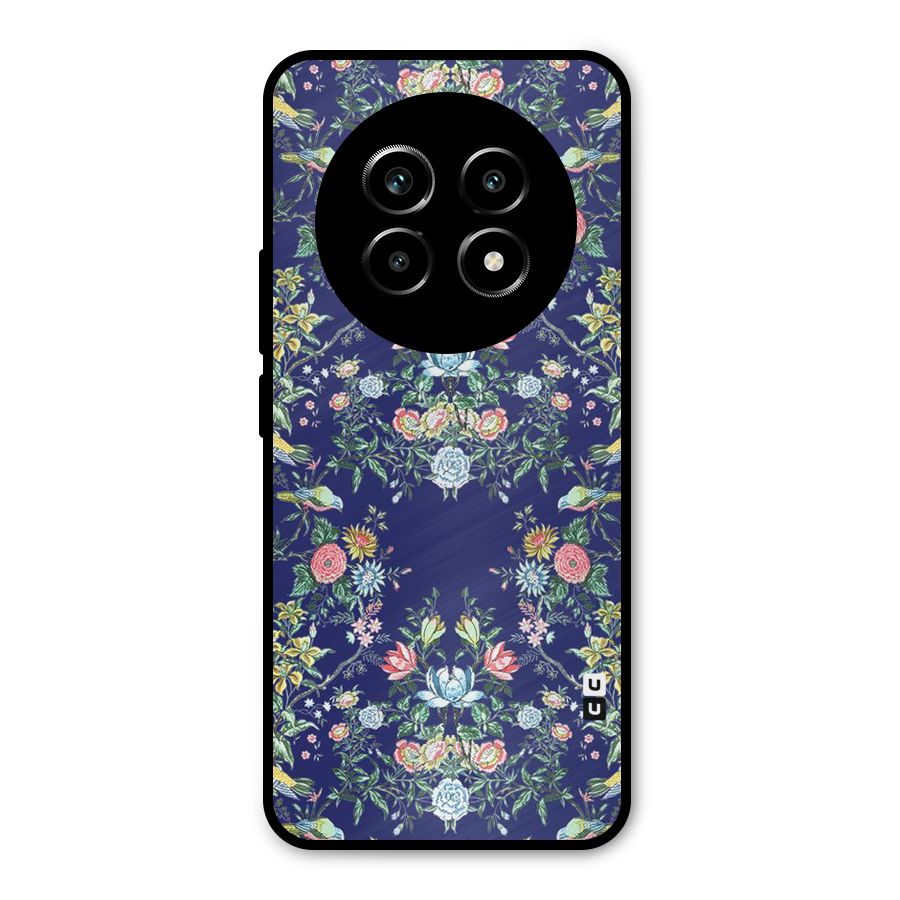 Little Flowers Pattern Metal Back Case for Realme 13 Pro