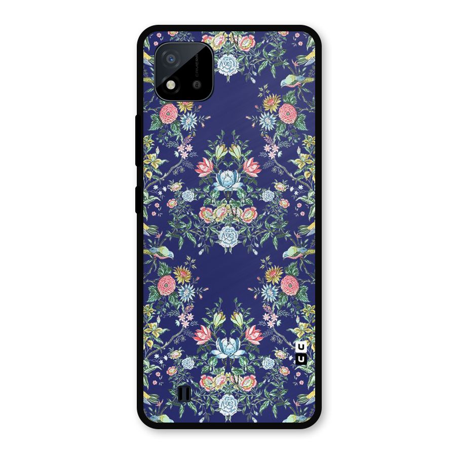 Little Flowers Pattern Metal Back Case for Realme C11 2021
