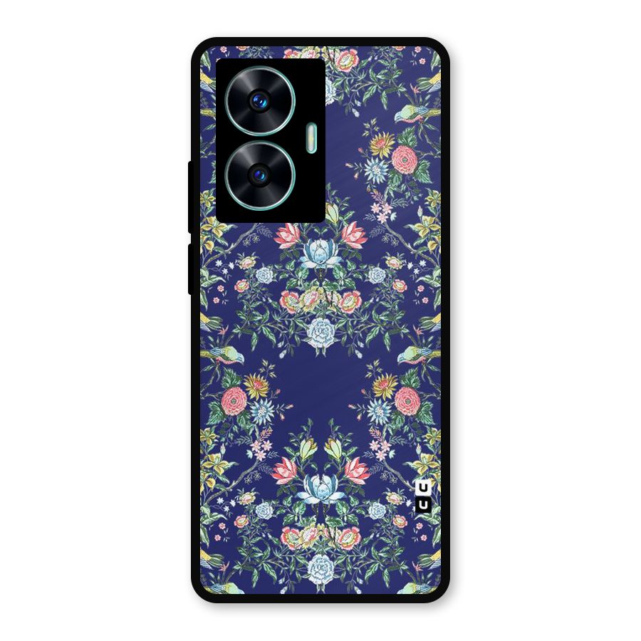 Little Flowers Pattern Metal Back Case for Realme C55