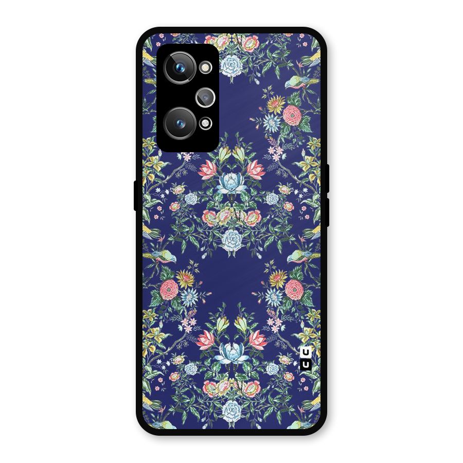 Little Flowers Pattern Metal Back Case for Realme GT Neo2