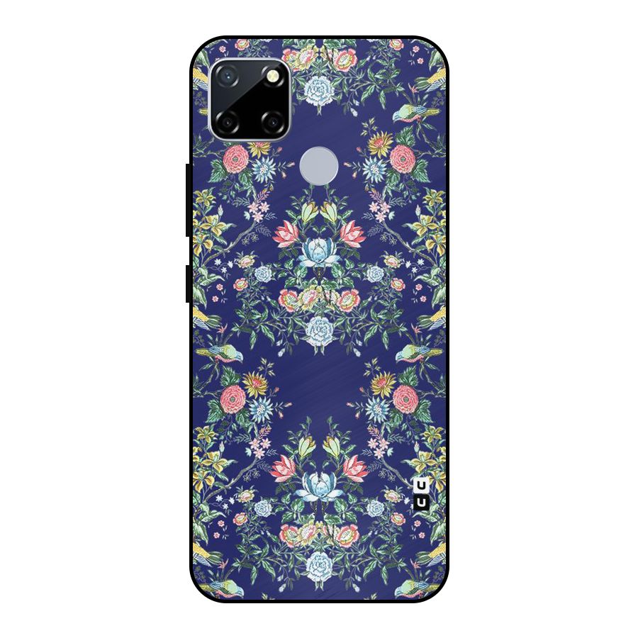 Little Flowers Pattern Metal Back Case for Realme Narzo 20