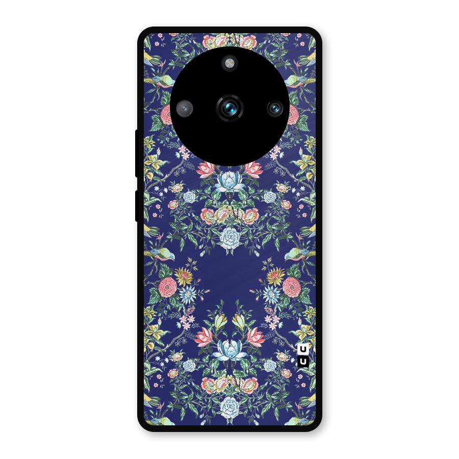 Little Flowers Pattern Metal Back Case for Realme Narzo 60 Pro