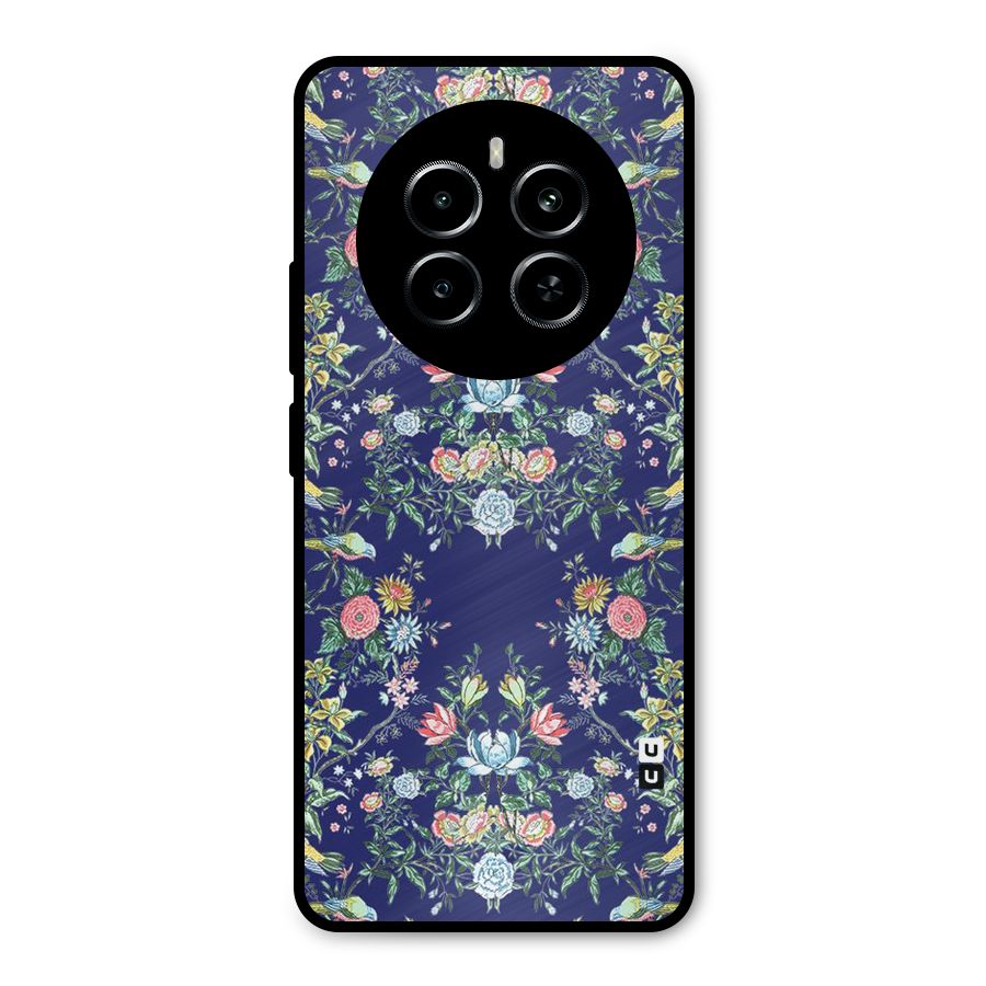 Little Flowers Pattern Metal Back Case for Realme P1