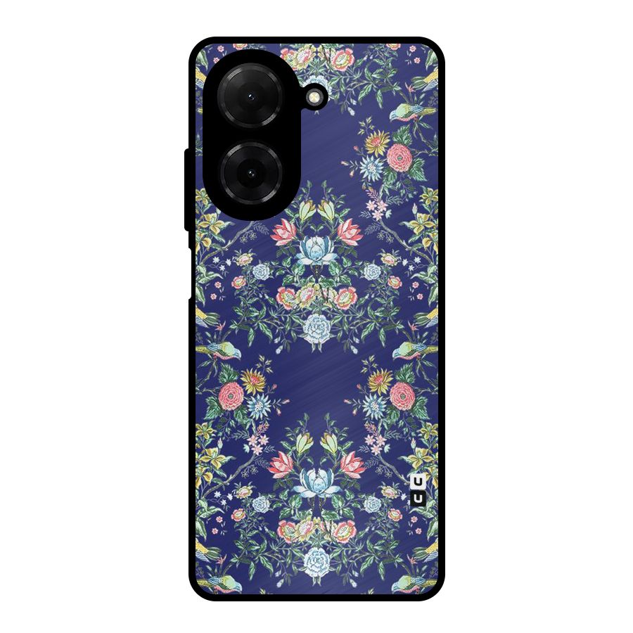 Little Flowers Pattern Metal Back Case for Redmi A5 4G