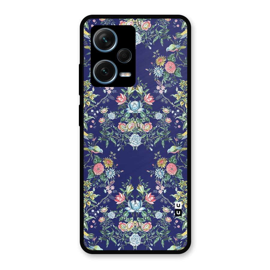 Little Flowers Pattern Metal Back Case for Redmi Note 12 Pro Plus 5G