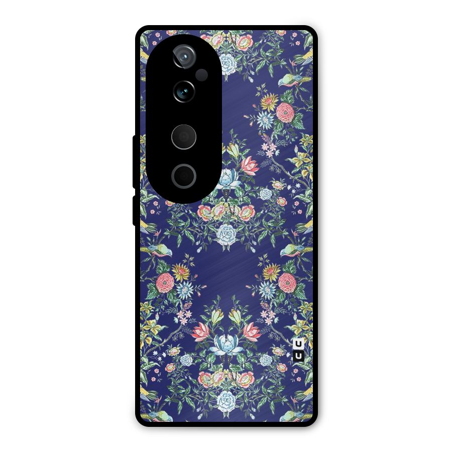 Little Flowers Pattern Metal Back Case for Vivo T3 Ultra
