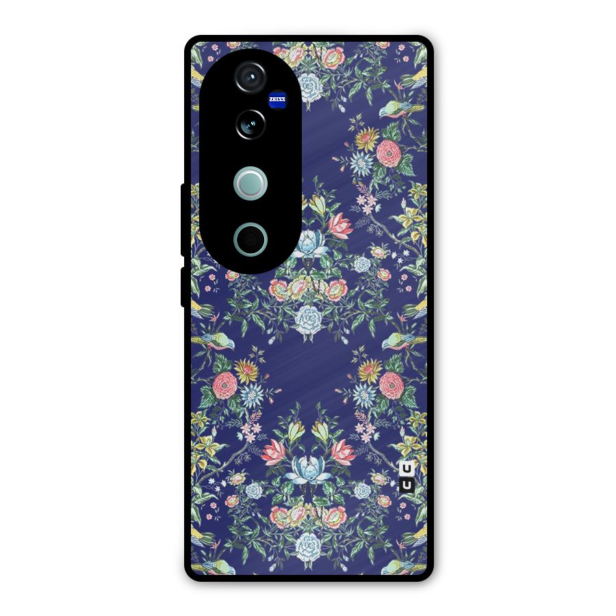 Little Flowers Pattern Metal Back Case for Vivo V40