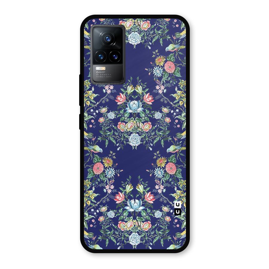 Little Flowers Pattern Metal Back Case for Vivo Y73