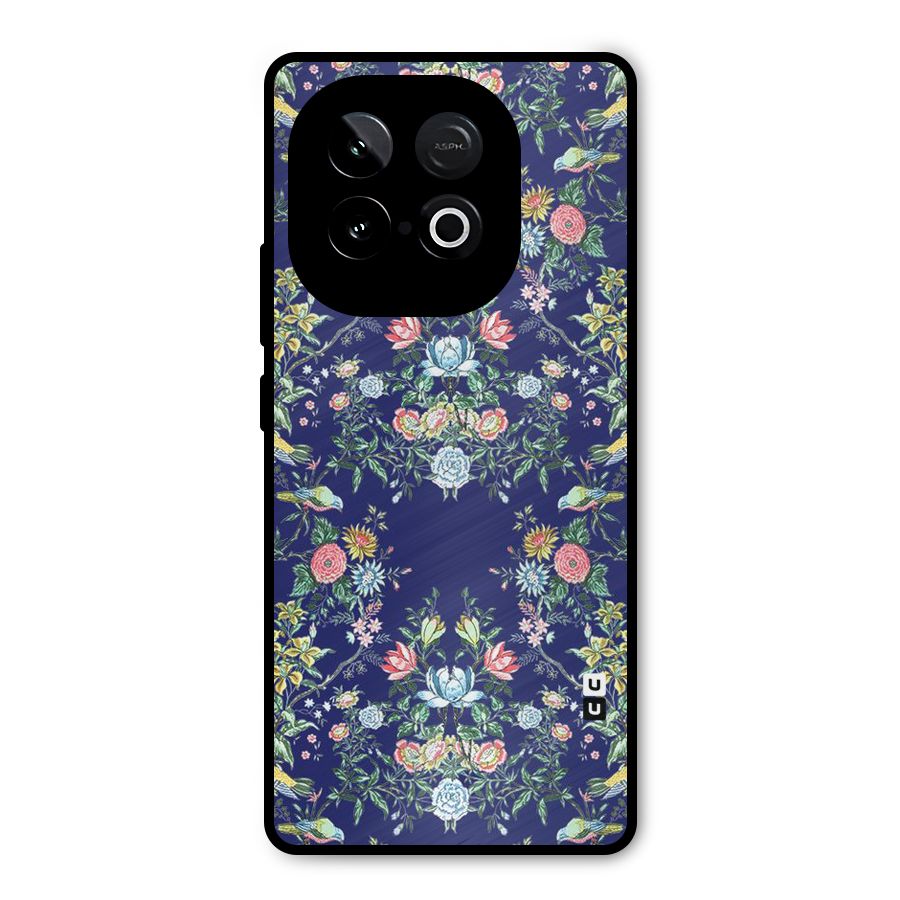 Little Flowers Pattern Metal Back Case for iQOO Neo 10