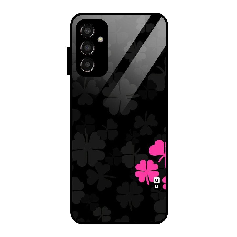 Little Pink Flower Glass Back Case for Galaxy F13