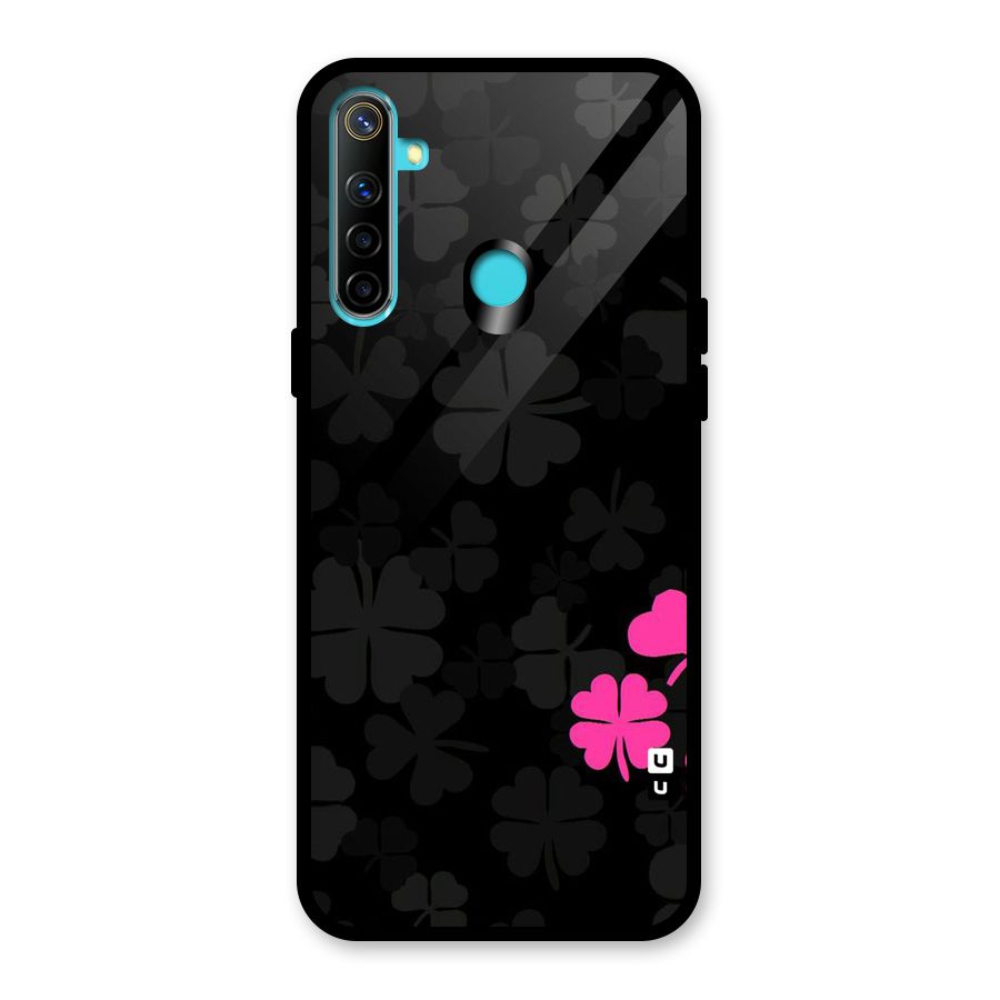 Little Pink Flower Glass Back Case for Realme Narzo 10