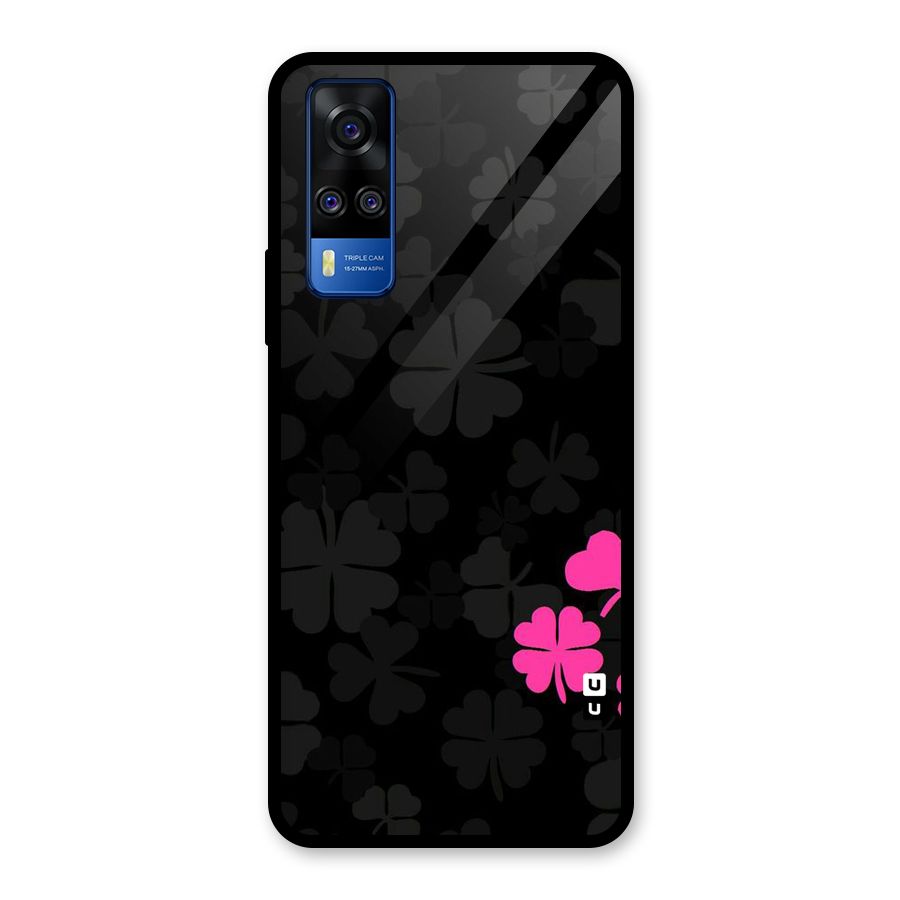 Little Pink Flower Glass Back Case for Vivo Y31