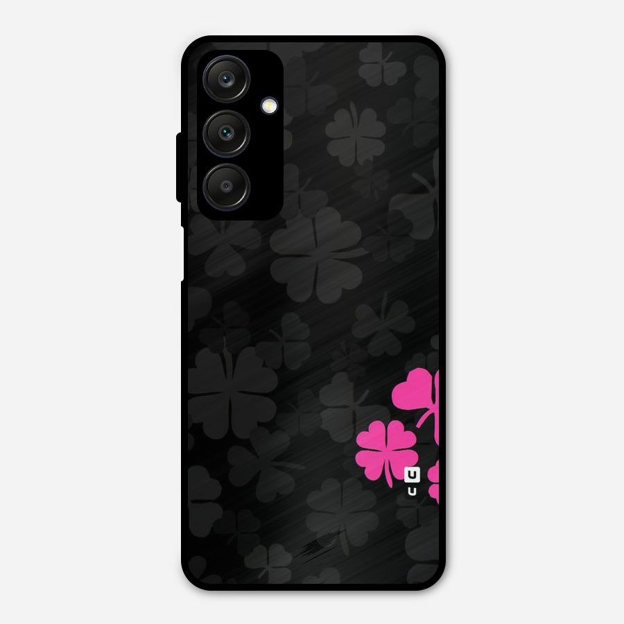 Little Pink Flower Metal Back Case for Galaxy A25 5G