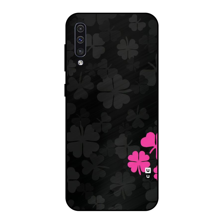 Little Pink Flower Metal Back Case for Galaxy A50