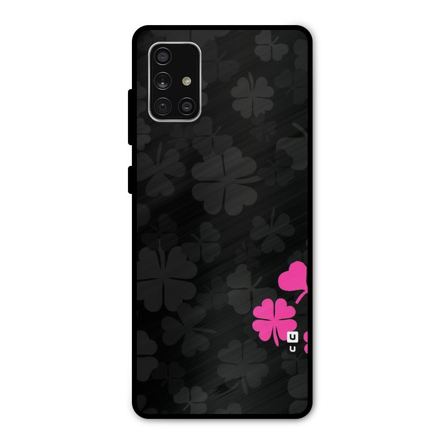 Little Pink Flower Metal Back Case for Galaxy A71