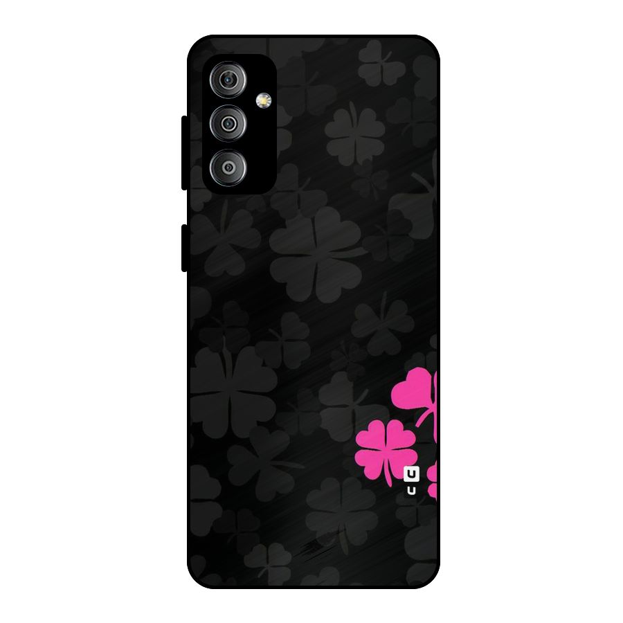 Little Pink Flower Metal Back Case for Galaxy F23