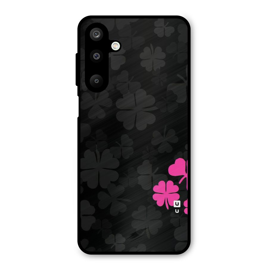 Little Pink Flower Metal Back Case for Galaxy M16