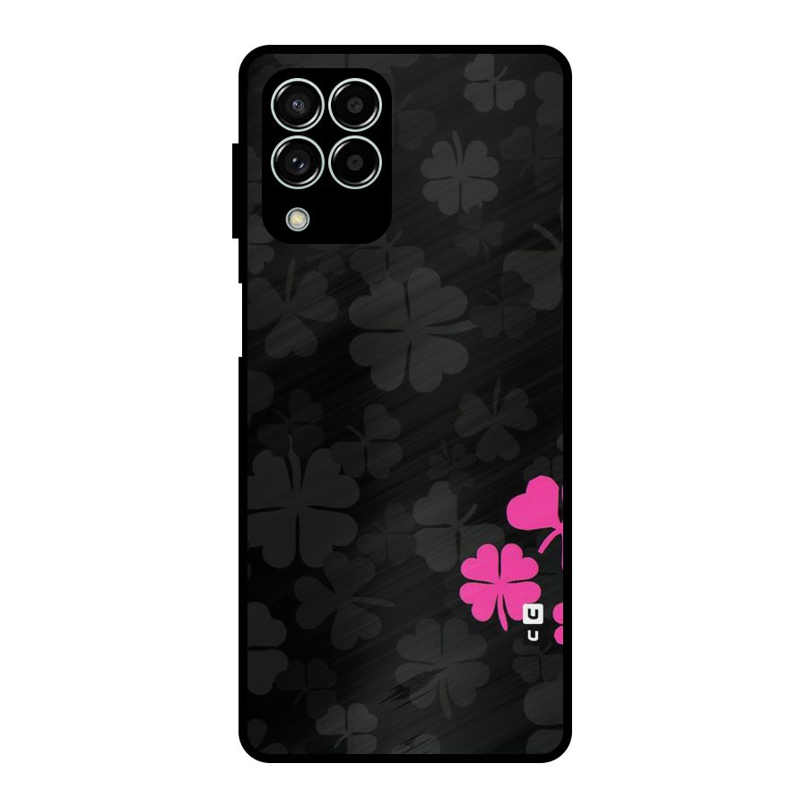 Little Pink Flower Metal Back Case for Galaxy M33