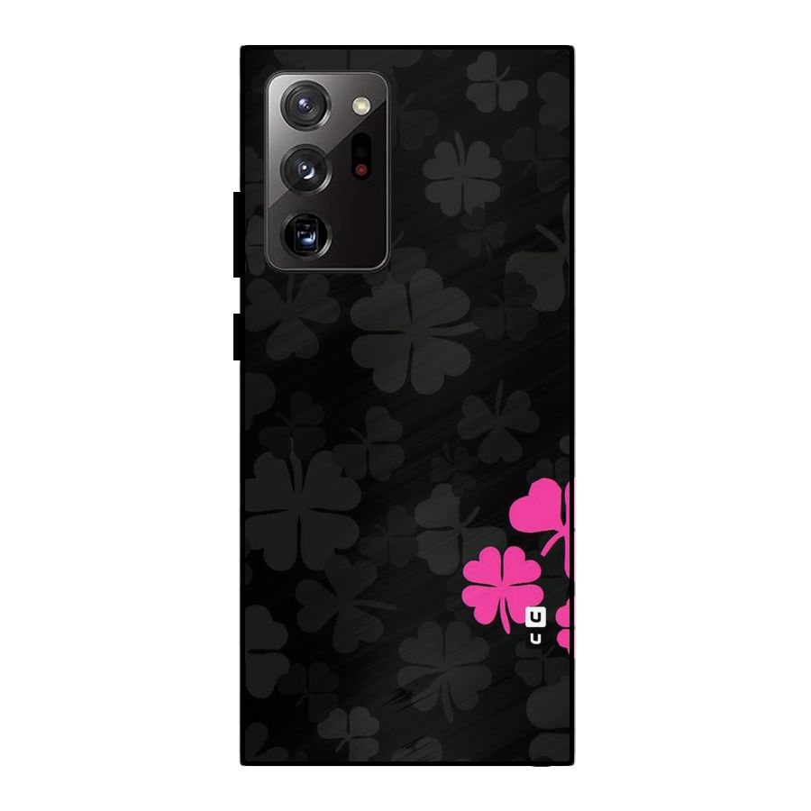 Little Pink Flower Metal Back Case for Galaxy Note 20 Ultra