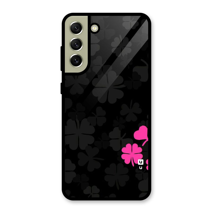 Little Pink Flower Metal Back Case for Galaxy S21 FE 5G (2023)