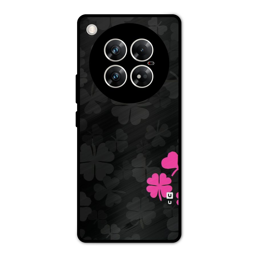 Little Pink Flower Metal Back Case for Infinix Zero 40 5G
