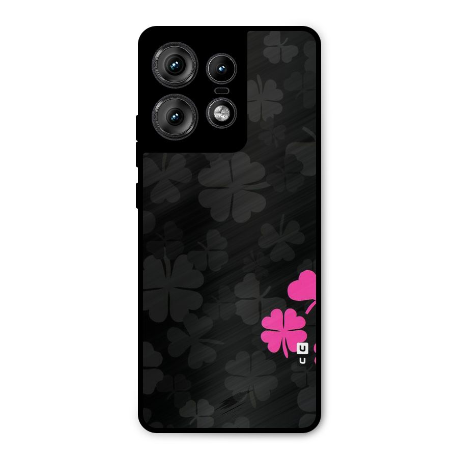 Little Pink Flower Metal Back Case for Motorola Edge 50 Pro