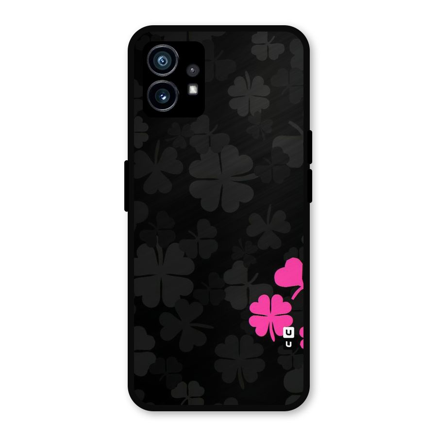 Little Pink Flower Metal Back Case for Nothing Phone 1