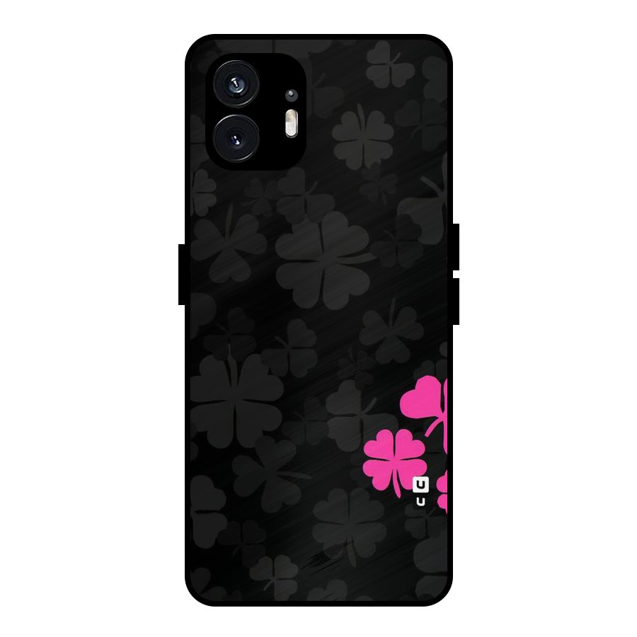 Little Pink Flower Metal Back Case for Nothing Phone 2