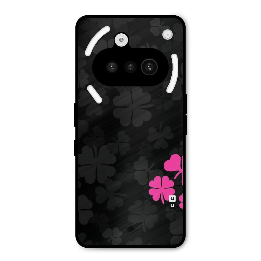 Little Pink Flower Metal Back Case for Nothing Phone 3a