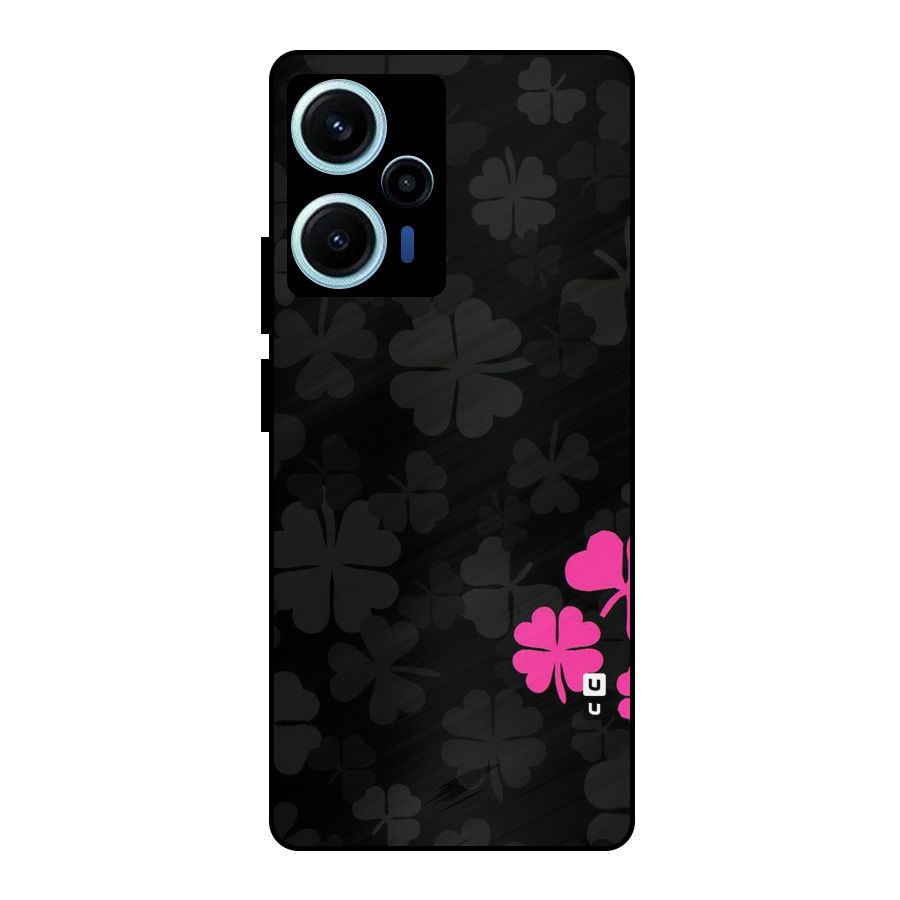 Little Pink Flower Metal Back Case for Poco F5