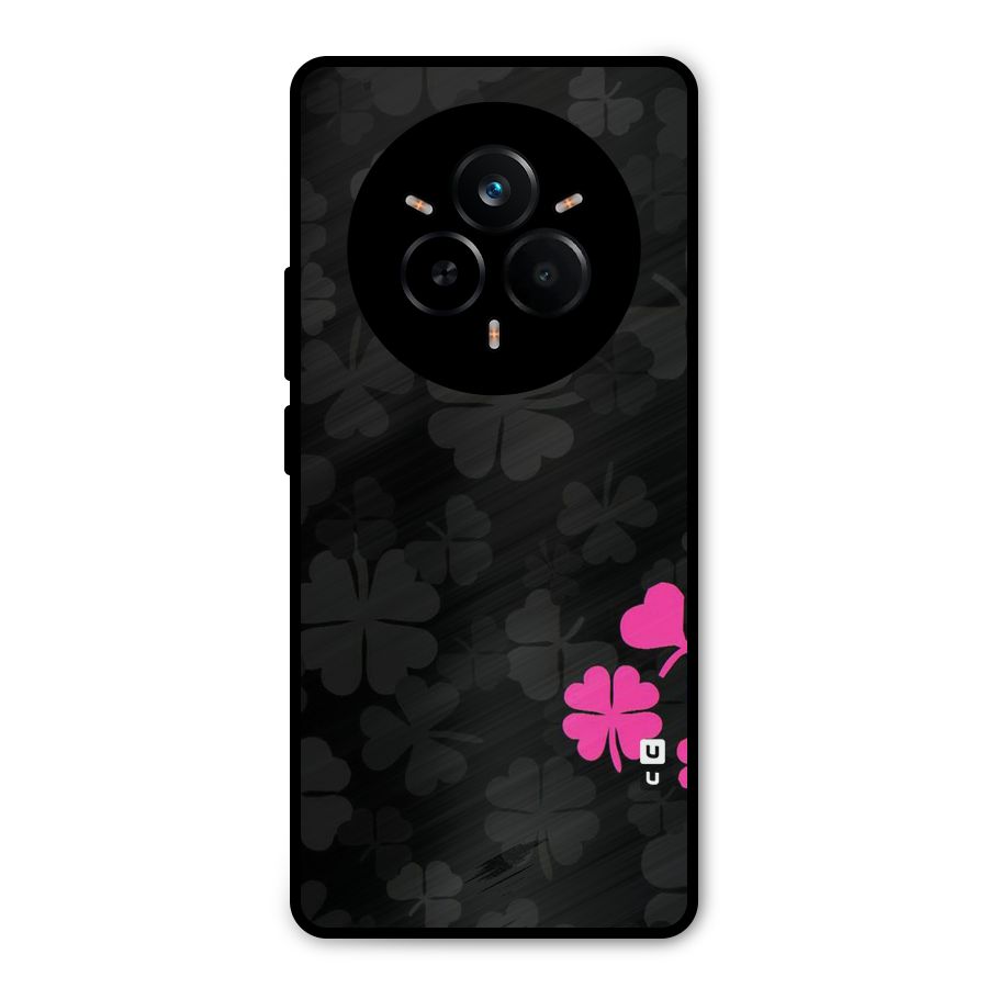 Little Pink Flower Metal Back Case for Realme 14 Pro