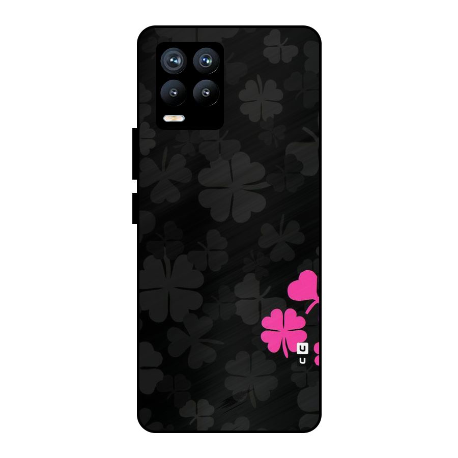 Little Pink Flower Metal Back Case for Realme 8