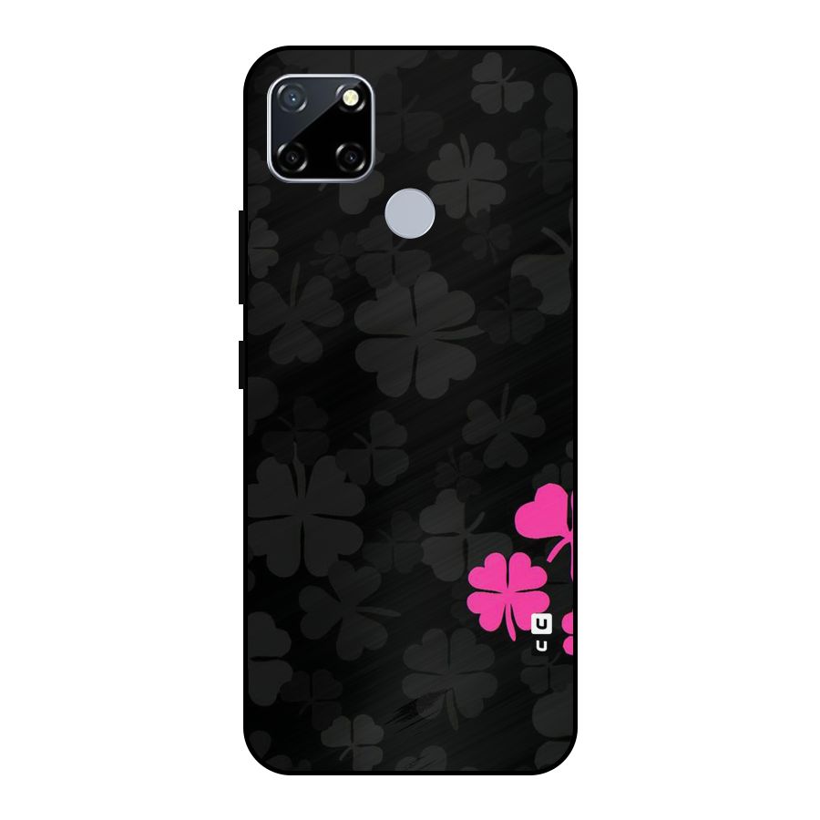 Little Pink Flower Metal Back Case for Realme Narzo 30A