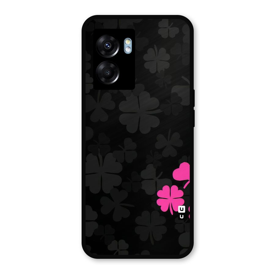 Little Pink Flower Metal Back Case for Realme Narzo 50 5G