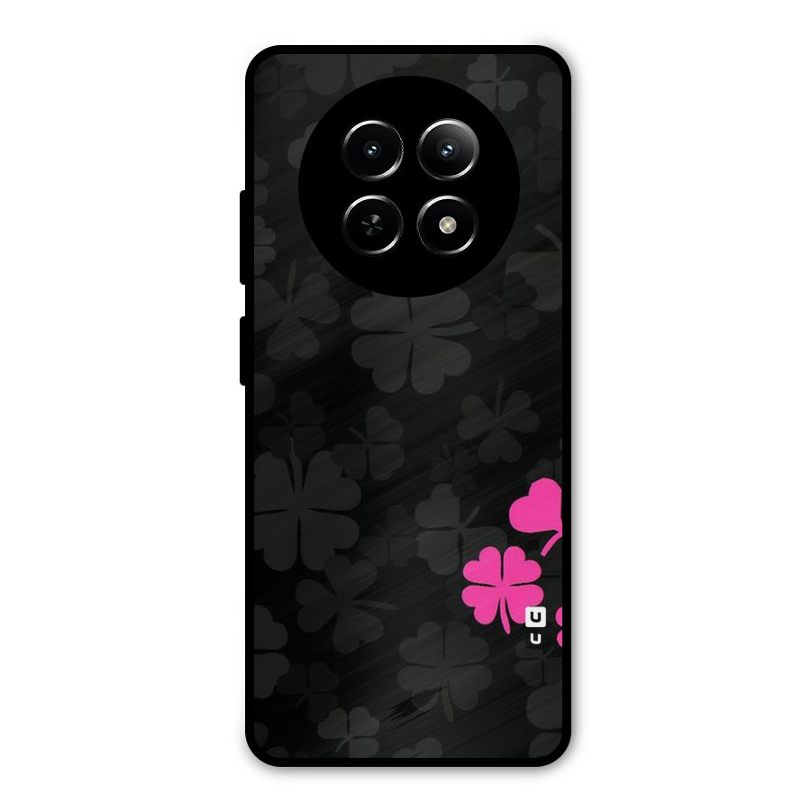 Little Pink Flower Metal Back Case for Realme Narzo 70x 5G