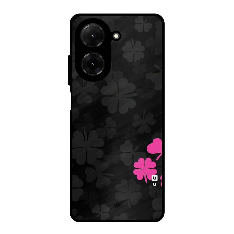 Little Pink Flower Metal Back Case for Redmi A5 4G