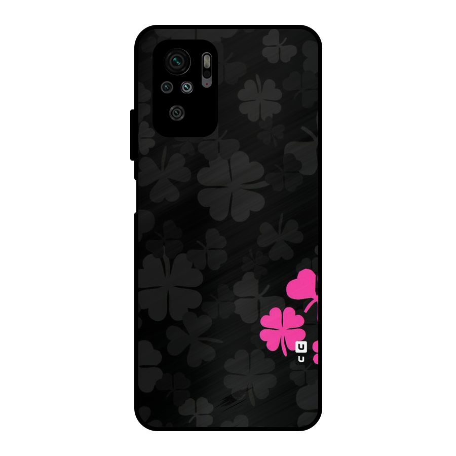 Little Pink Flower Metal Back Case for Redmi Note 10S