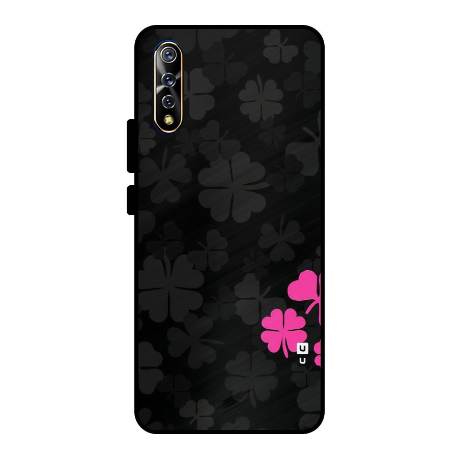 Little Pink Flower Metal Back Case for Vivo S1