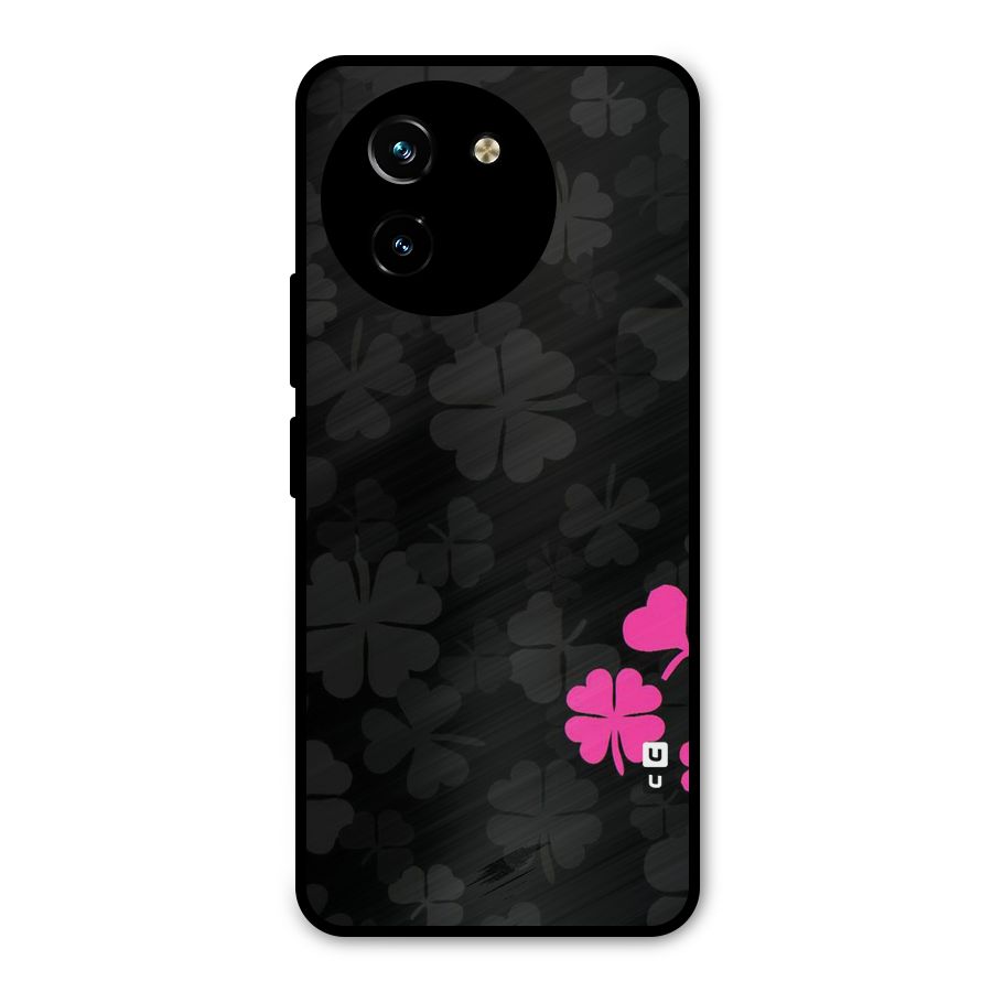 Little Pink Flower Metal Back Case for Vivo T3x