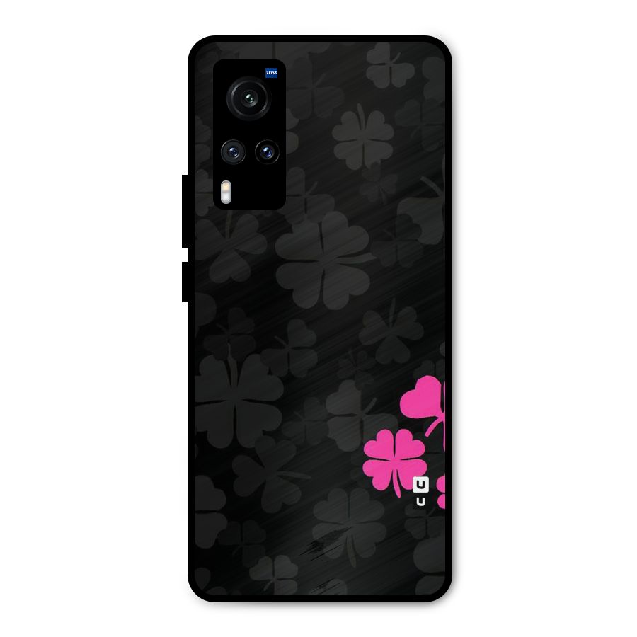 Little Pink Flower Metal Back Case for Vivo X60