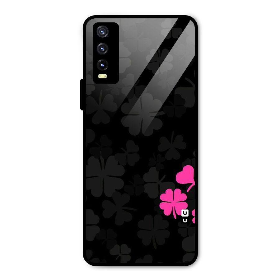 Little Pink Flower Metal Back Case for Vivo Y20g