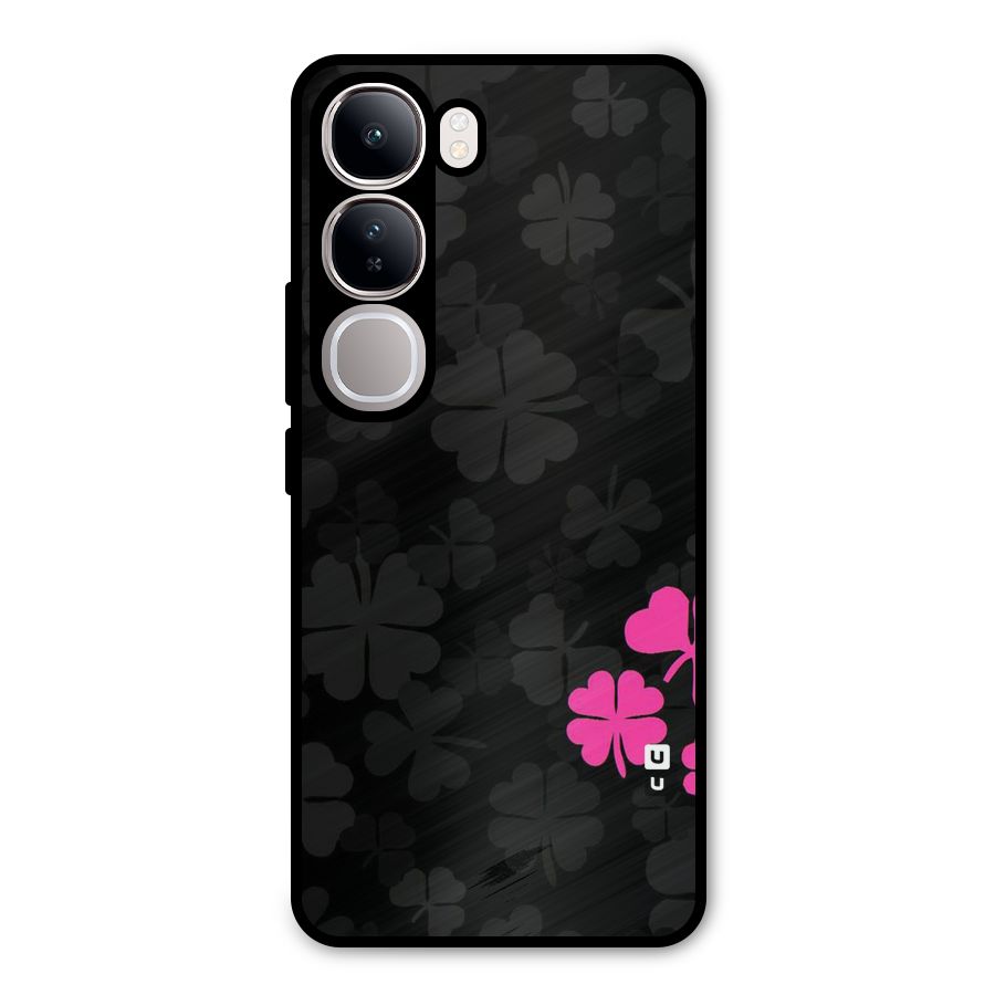 Little Pink Flower Metal Back Case for Vivo Y300