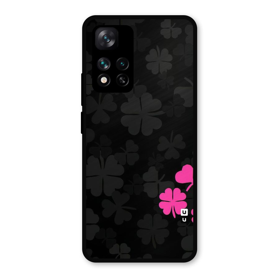 Little Pink Flower Metal Back Case for Xiaomi 11i Hypercharge 5G